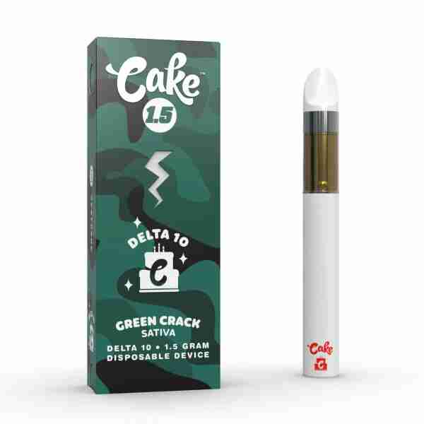 Cake – Delta 10 510 Vape Cartridge 940mg – Green Crack