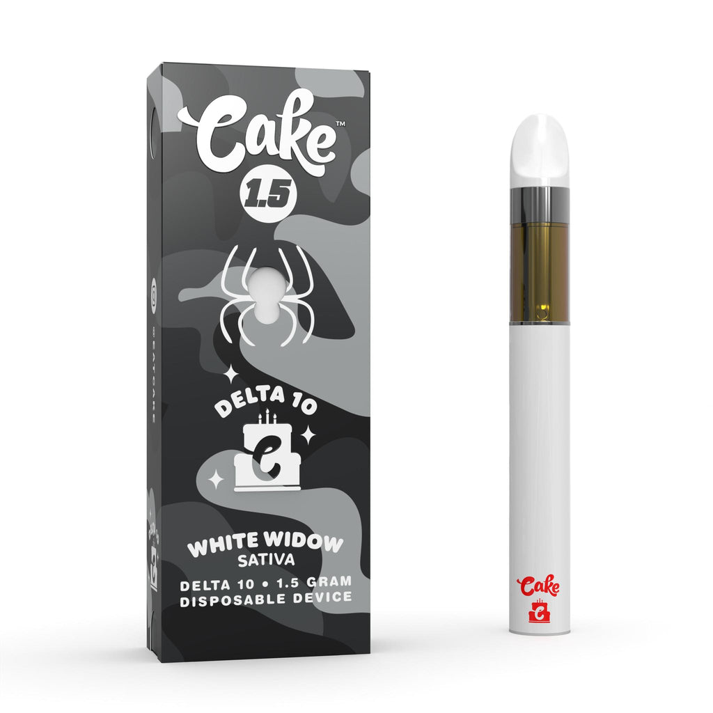 Cake – Delta 10 Vape Disposable 1.5g – White Widow